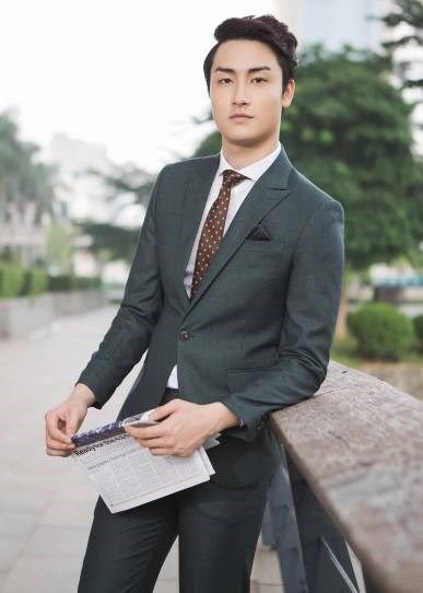  Áo vest trơn AVBB006XCV42001 -  Quần vest trơn QAVB006XCV33001 