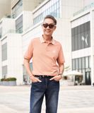  Áo polo cơ bản, (Cam, 39) 