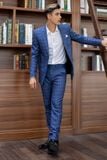  Quần vest caro (Xanh, 28) 