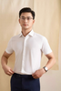  Áo sơ mi cộc tay cơ bản, (Trắng) 