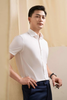  Áo sơ mi cộc tay cơ bản, (Trắng) 