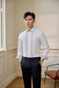 Áo sơ mi dài tay thiết kế (Trắng, 39)