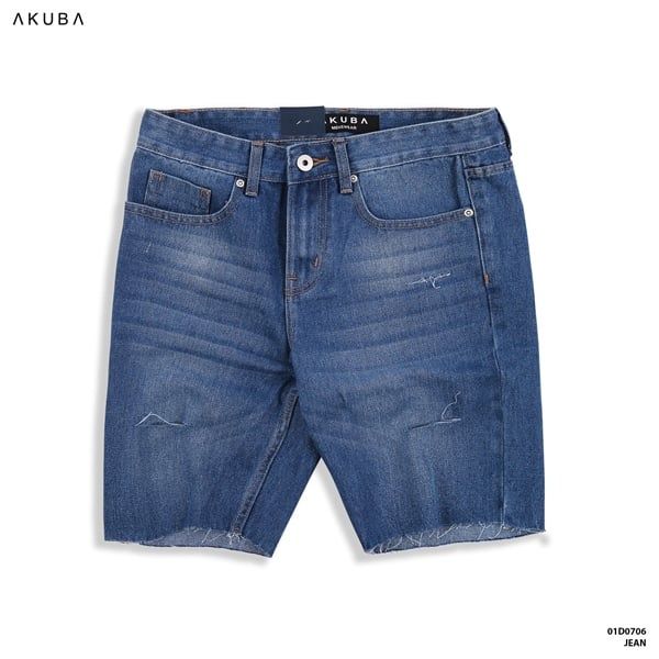 QUẦN SHORT JEAN - XANH 01D0706