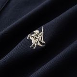  Áo polo cơ bản, (Tím than tối, 39) 