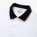  Áo polo hoạ tiết, (Trắng, 39) 