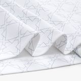  Áo polo hoạ tiết, (Trắng, 39) 