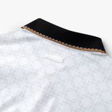  Áo polo hoạ tiết, (Trắng, 39) 