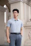  Áo polo hoạ tiết, (Ghi sáng, 39) 
