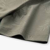  Áo sơ mi cộc tay họa tiết, (Rêu, 39) 