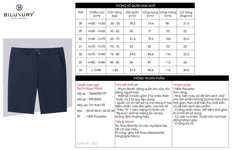  Quần kaki ngố thiết kế, (Tím than tối, 28) 