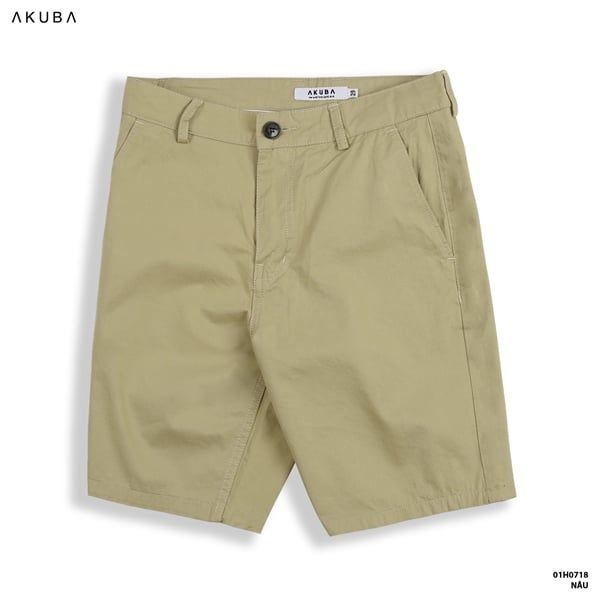 QUẦN SHORT KAKI - VÀNG 01H0718