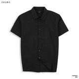  ÁO SƠ MI CỘC TAY AKUBA BASIC - ĐEN 02AP0879 