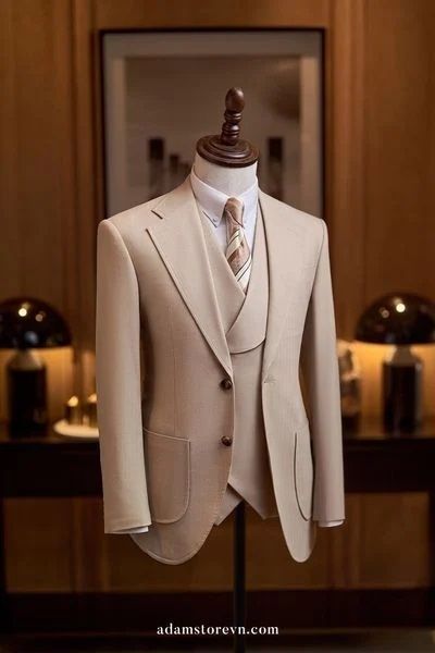  Áo vest be sọc chìm - AV404 