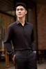  Áo sơ mi dài tay cơ bản (Đen, 39) 