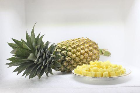  Organic Pineapple IQF 