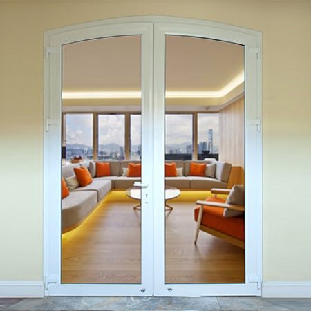 Cửa đi mở quay vào trong Aluplast