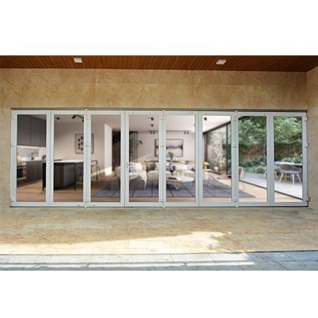 Cửa đi mở xếp trượt Aluplast