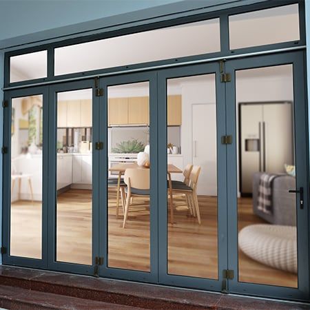 Cửa đi mở xếp trượt Rotoi