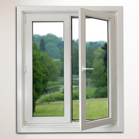 Cửa sổ mở quay lật vào trong Aluplast