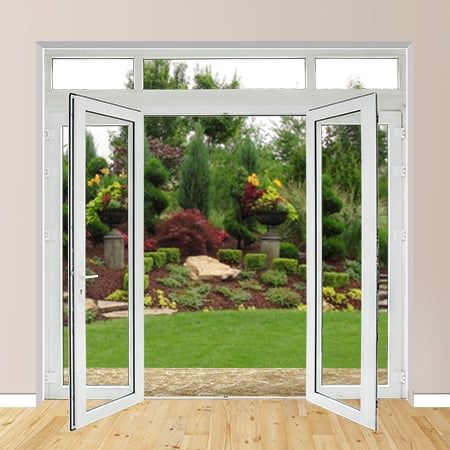 Cửa đi treo cánh Aluplast