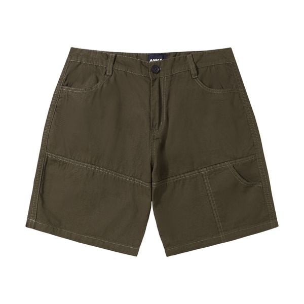  KAKI WORK SHORTS - BROWN 