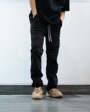  LOOSE HYBRID CARGO PANTS - BLACK 
