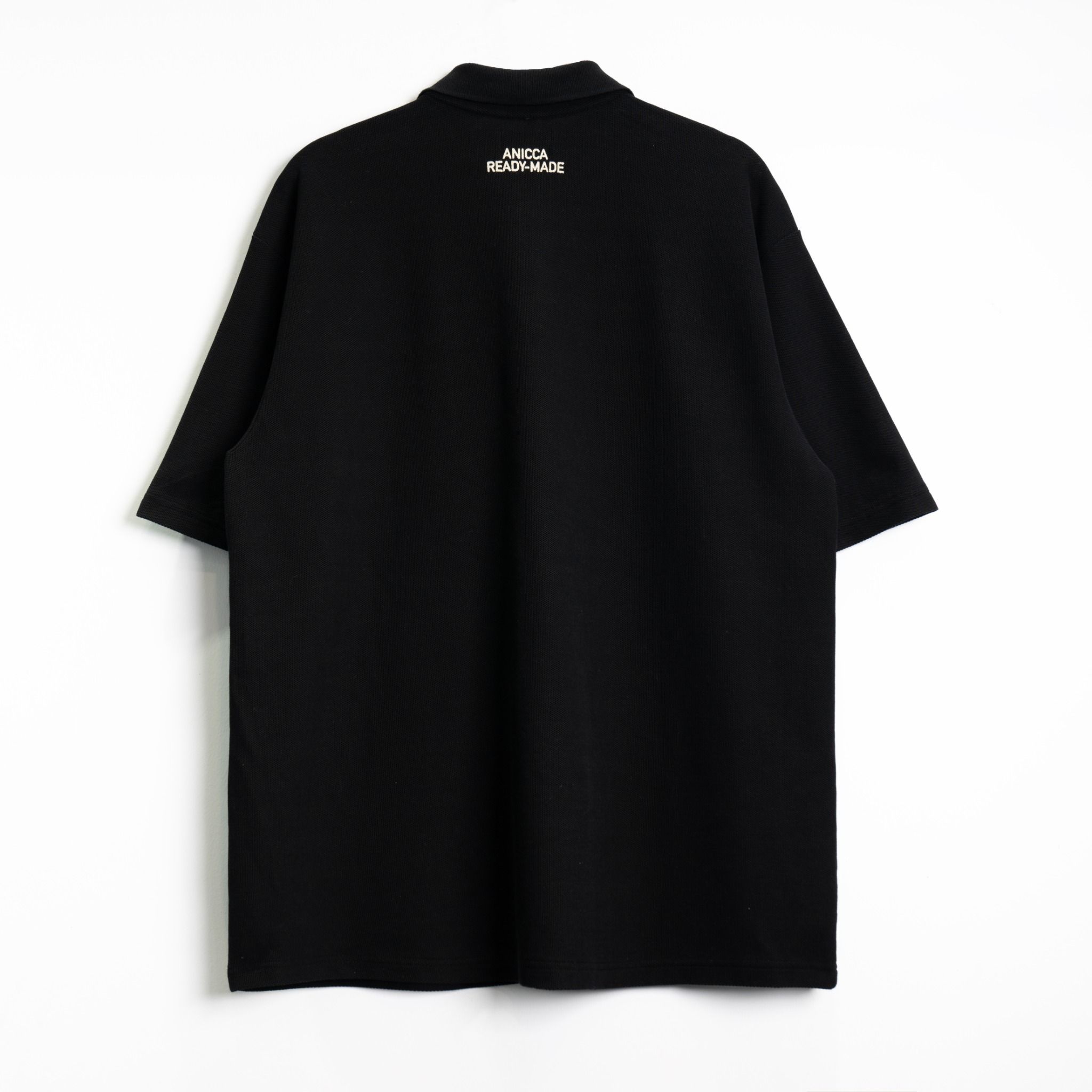  PIQUE POLO POCKET SHIRT v2  - BLACK 