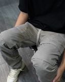  LOOSE HYBRID CARGO PANTS - SUVA GREY 