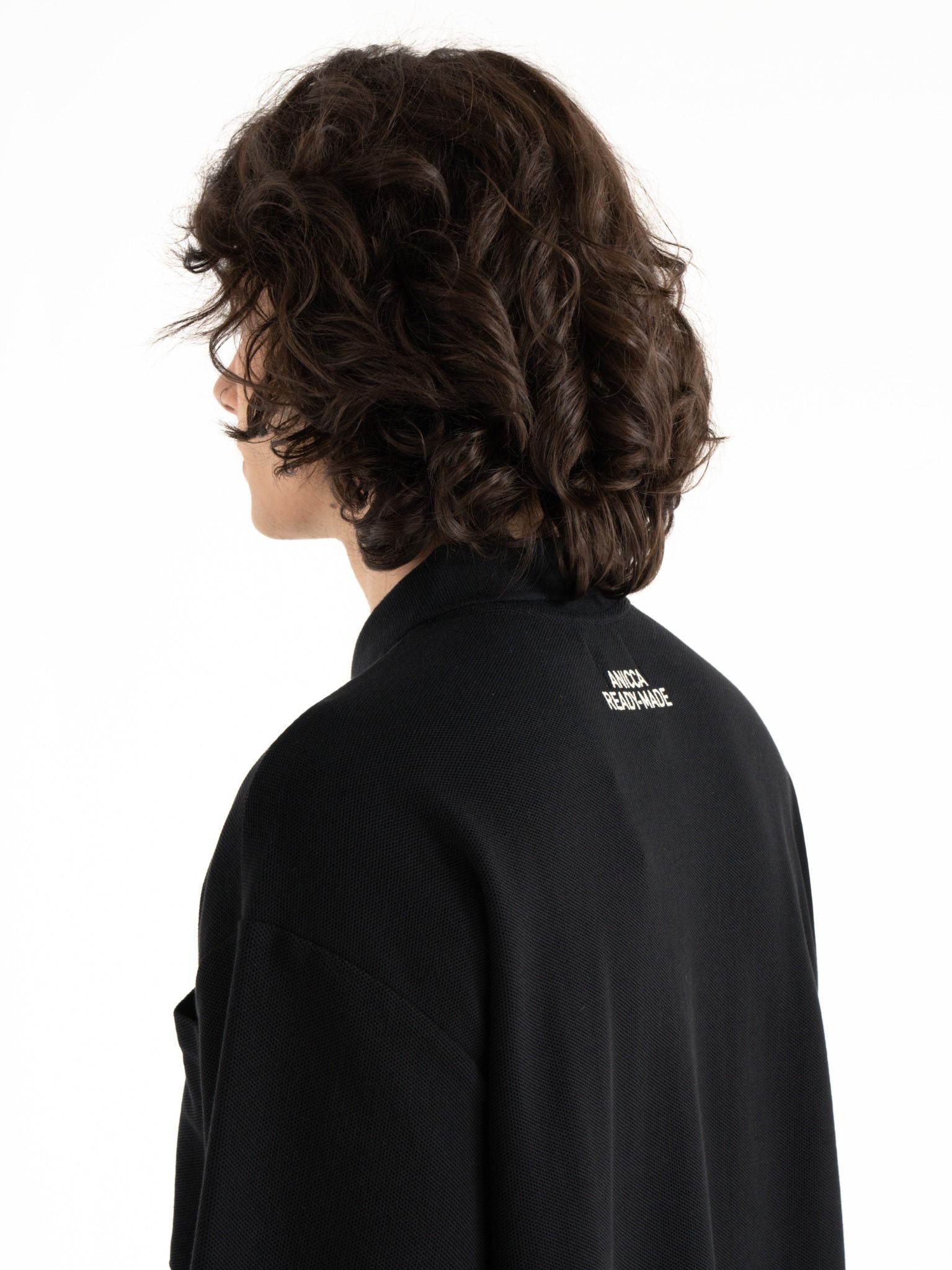  PIQUE POLO POCKET SHIRT v2  - BLACK 