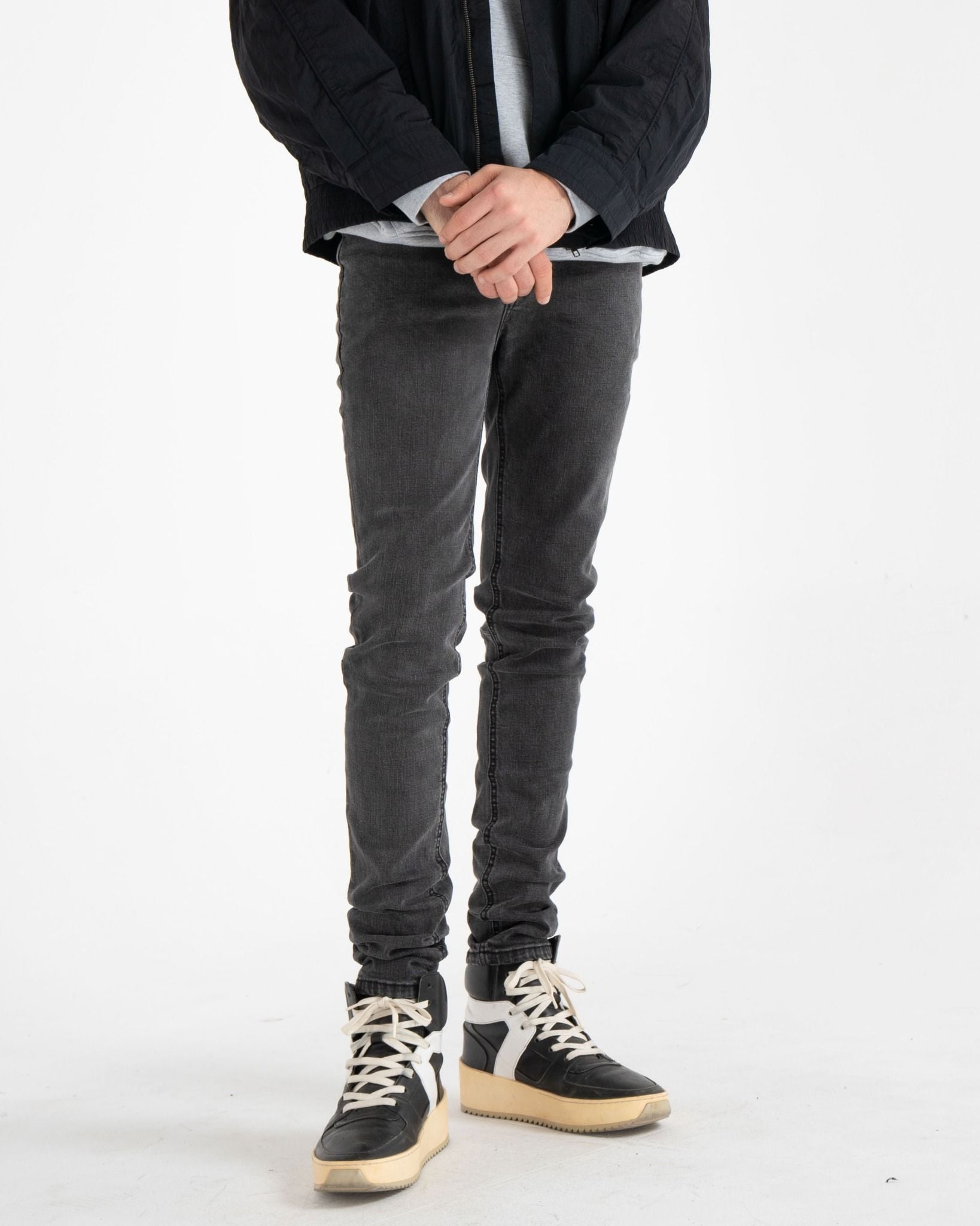  SLIM-SKINNY JEAN - SMOKE GREY 