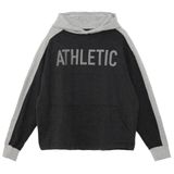  VINTAGE ATHLETIC HOODIE - MIXED GREY 