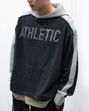  VINTAGE ATHLETIC HOODIE - MIXED GREY 