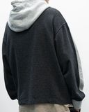  VINTAGE ATHLETIC HOODIE - MIXED GREY 