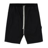  DRAWSTRING WORK SHORTS - BLACK 