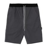  DRAWSTRING WORK SHORTS - DARK GREY 