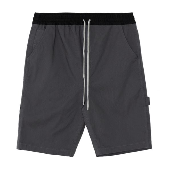  DRAWSTRING WORK SHORTS - DARK GREY 