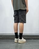  DRAWSTRING WORK SHORTS - DARK GREY 