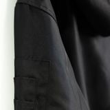  CARGO HOODED BOMBER JACKET - BLACK 