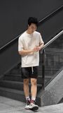  SPLIT POCKET T-SHIRT -WILD SAND 