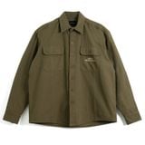  LONG SLEEVE CANVAS SHIRT - OLIVE 