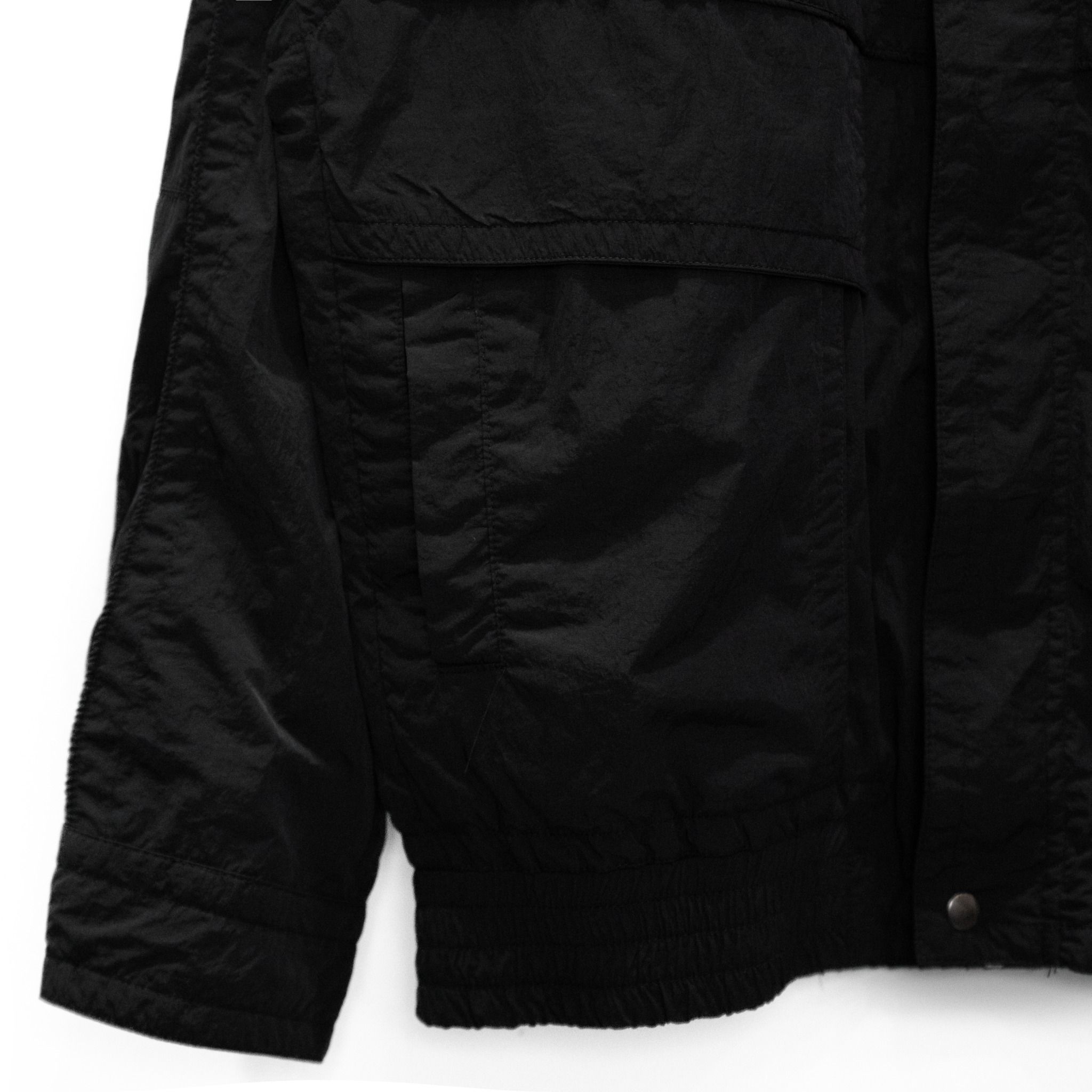  NYLON CARGO JACKET - BLACK 