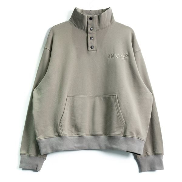  HENLEY SWEATER - STAR DUST 