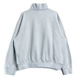  HENLEY SWEATER - HEATHER GREY 