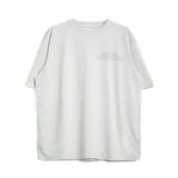  BLANK TEE - LIGHT HEATHER GREY 