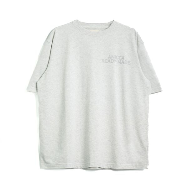  BLANK TEE - LIGHT HEATHER GREY 