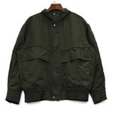  NYLON CARGO JACKET - DARK GREEN 