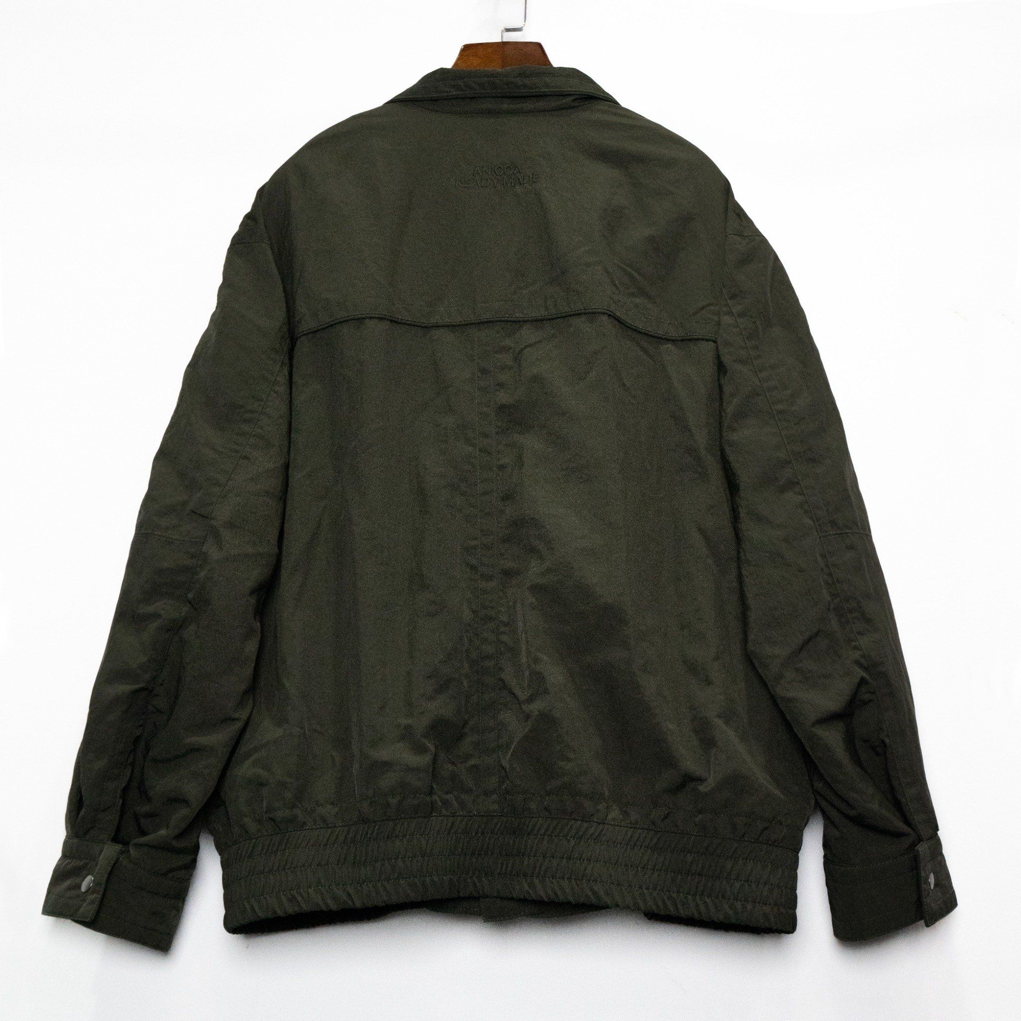  NYLON CARGO JACKET - DARK GREEN 