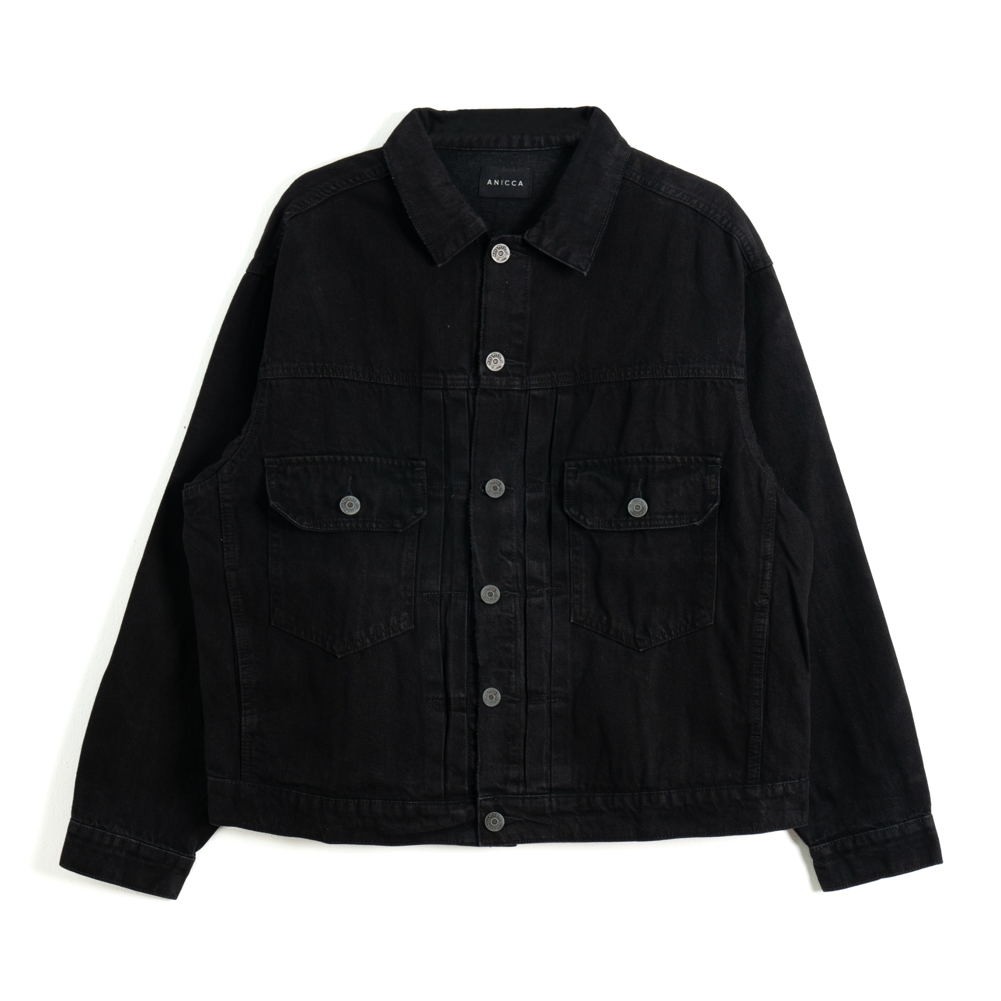 TYPE II DENIM JACKET - BLACK – Anicca Ready-made