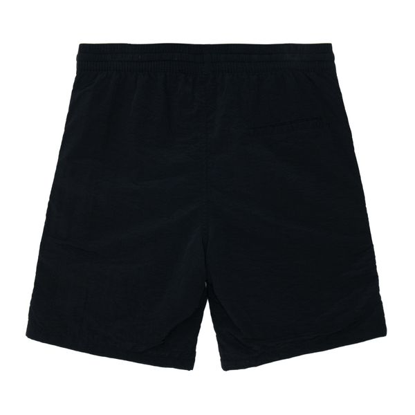 REGULAR NYLON ZIP SHORTS - BLACK 