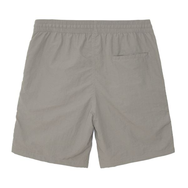  REGULAR NYLON ZIP SHORTS - GREY 